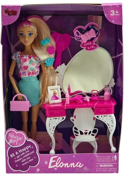 WG66906 -Vardem Kutulu Güzellik Masalı Bebek Set 11,5 Inç fiyatları