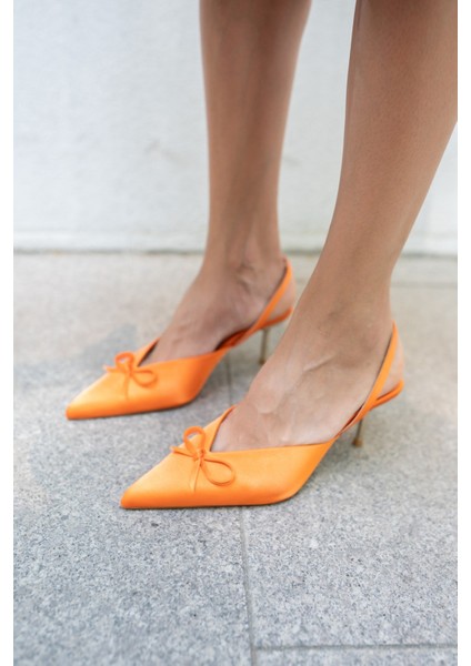 Babes Kadın Leopar Saten Özel Ökçe Topuklu Ayakkabi indirimleri