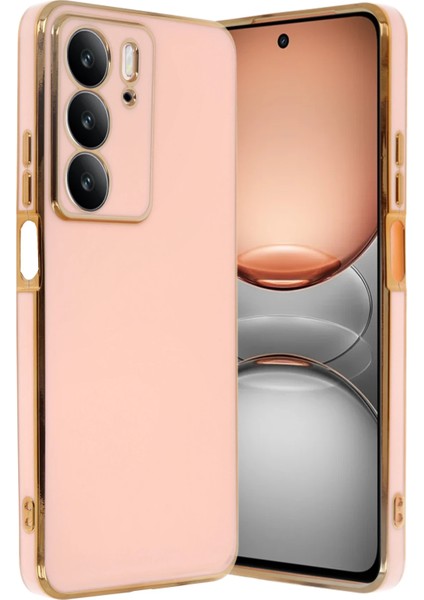 Realme C75 Kılıf Volet Bark Parlak Kenar Silikon + Ekran Koruyucu