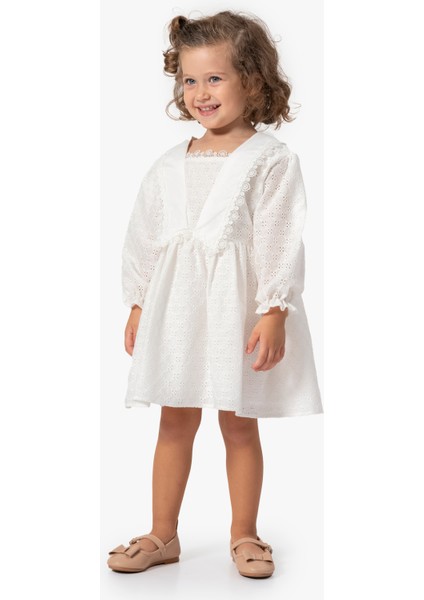 Kız Bebek Elbise Kız Çocuk Elbise Doğum Günü Parti Düğün Uzun Kollu Astarlı Pamuk Elbise fiyatları