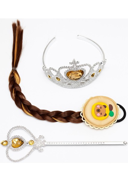 Capybara Örgü Saç Taç Asa Set fiyatları