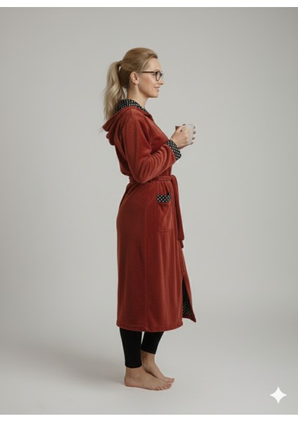 Fermuarlı Kışlık Polar Kumaş Kadın Sabahlık/gecelik fiyatları