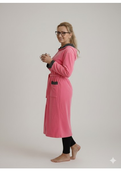 Fermuarlı Kışlık Polar Kumaş Kadın Sabahlık/gecelik modelleri