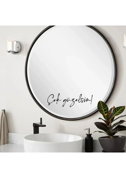 Çok Güzelsin Sticker Etiket