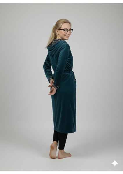 Fermuarlı Kışlık Polar Kumaş Kadın Sabahlık/gecelik modelleri