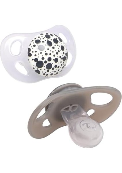 Twistshake Bebek Emziği 2’li, Gri Beyaz, 6+ Ay modelleri