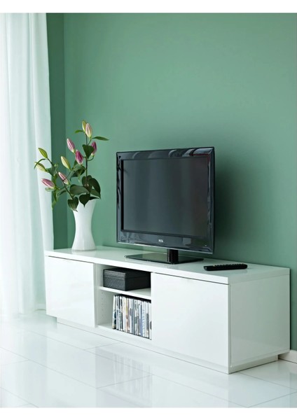 Byas Tv Sehpası Parlak Beyaz 160 x 42 x 45 cm fırsatları