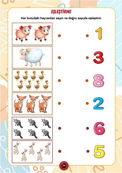 Okul Öncesi ve Birinci Sınıflar Için Ilk Matematik Çalışmaları Yaz-Sil Kitabı indirimleri