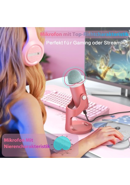 X66 USB Mikrofon – Stüdyo Kalitesinde Ses, Gürültü Engelleme ve Eko Kontrolü (Gaming, Podcast, Asmr, Streaming Için Pc/ps5/mac/ios Uyumlu) fiyatları