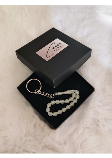 Kedi Gözü Anahtarlık (Gece Parlayan Taş)