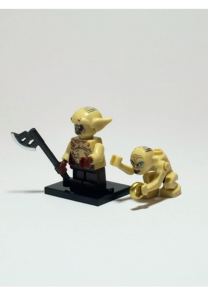 Goblin Savaşçı & Gollum Figür 1