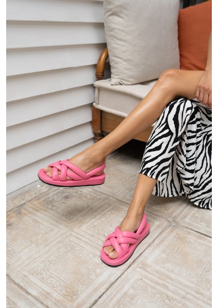 Marciya Kadın Yeşil Pofuduk Sandalet fiyatları