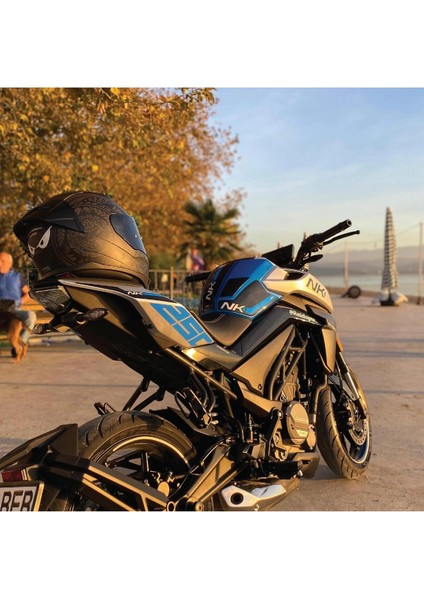 Cf Moto NK250 Arka Kuyruk Altı 250 Sticker Etiket Mavi modelleri