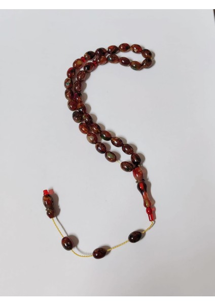 Kahve Siyah Renk Beyzi Kesim Toz Kehribar Tesbih fırsatları