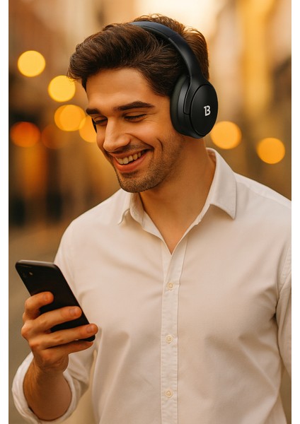 Beat Kablosuz Kulaküstü Kulaklık – Bluetooth Kulaklık 5.3, Katlanabilir, Mikrofonlu, Aux Girişli fiyatları