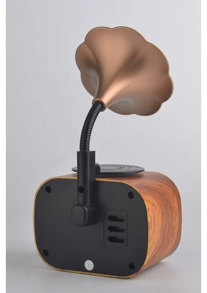 Kahverengi Nostalji Radyo ve Bluetooth Hoparlör Vk-B5 Gramafon modelleri