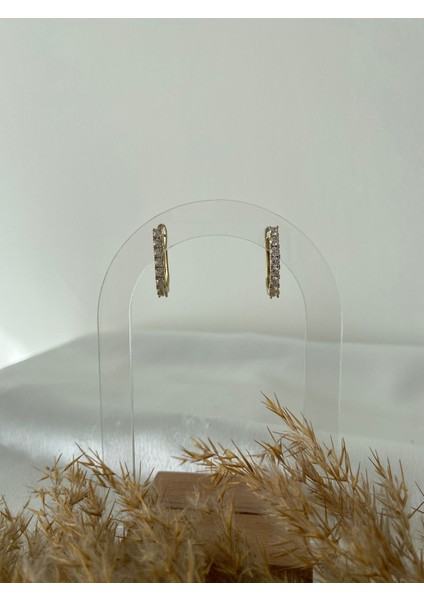 Zirkon Taşlı Xupıng Çelik Küpe fiyatları