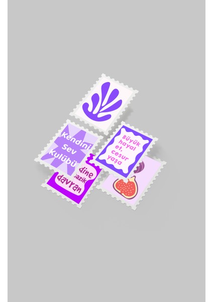 Renkli Pul Sticker Seti 20'li - Bullet Journal Ajanda Scrapbook fiyatları