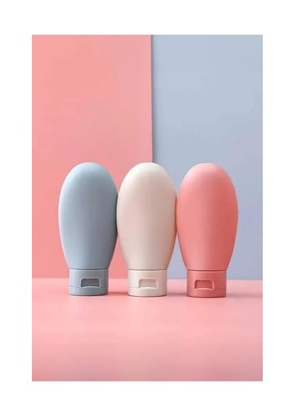 3 Adet Seyahat Tipi Doldurulabilir Krem Şampuan Duş Jeli Sprey Losyon Şişe Seti Krem Kutusu 60 ml modelleri