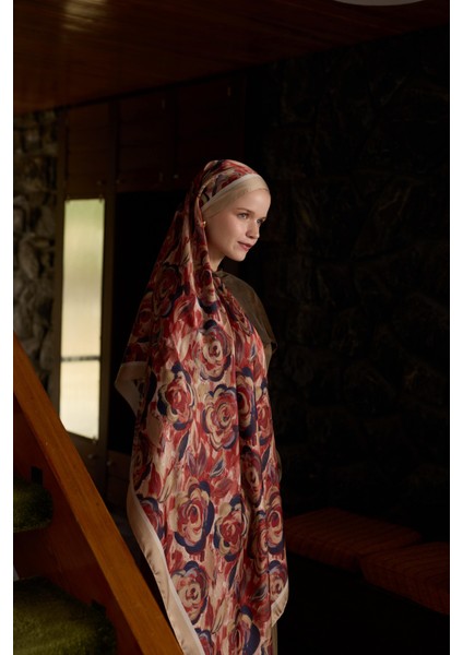 Winter Bloom Hint Ipek Şal 5014