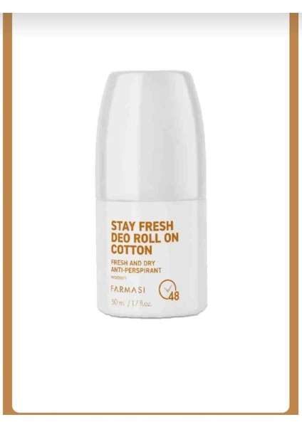 Stay Fresh Deodorant Rollon Cotton