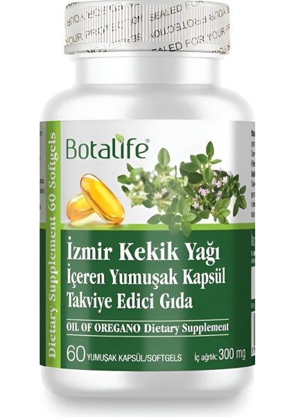 Kekik Yağı Kapsülü 300MG 60 Softjel