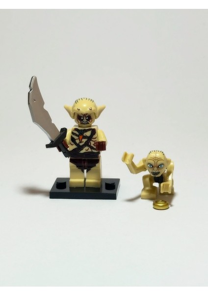 Goblin Savaşçı & Gollum Figür 3