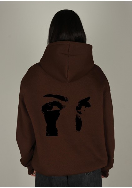 Cry Baskılı Kapüşonlu Sweatshirt