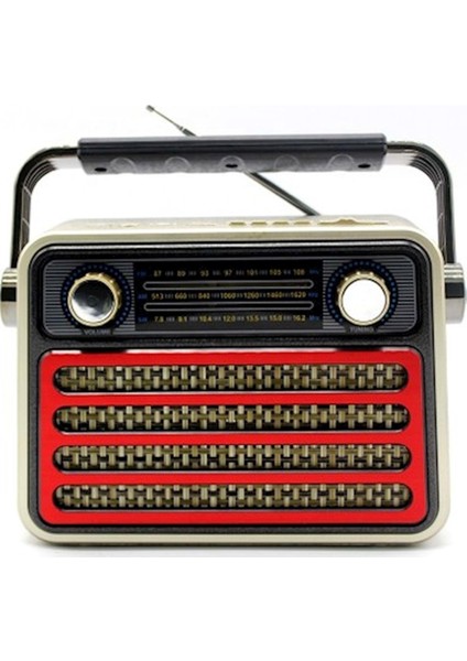 Nostalji Radyo, Bluetooth, Usb, Hafıza Kartı Destekli, Şık Siyah Tasarım