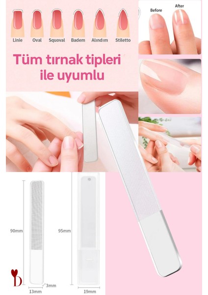 10'lu Profesyonel Manikür Pedikür Seti ve Lüks Cam Tırnak Törpüsü: Kusursuz El & Ayak Bakımı modelleri