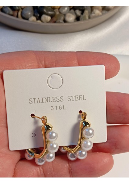 Inci Detaylı Şık Çelik Küpe fiyatları