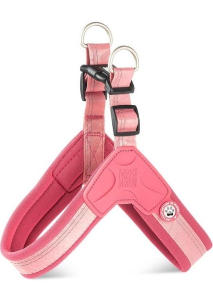 Max Molly Matrix 2.0 Akıllı Künyeli Q-Fit Köpek Göğüs Tasması Rose Large