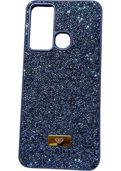 Infinix Hot 20I Kılıf Diamond Taşlı Model Bling Kapak