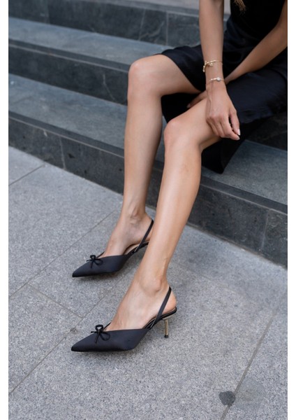 Babes Kadın Leopar Saten Özel Ökçe Topuklu Ayakkabi fırsatları