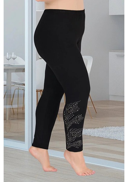 Lady Siyah Büyük Beden Tayt