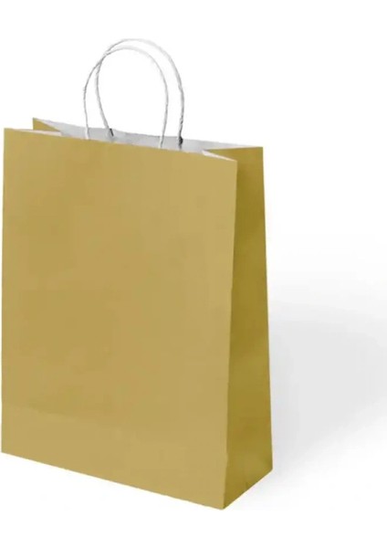 Altın Kraft Çanta Orta Boy 25X12X31 cm 25 Adet modelleri