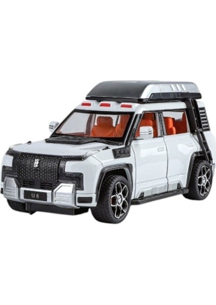 XHD-B2432 -Vardem Çek Bırak Işıklı ve Sesli Kapıları Açılan Lr Jeep 1:24