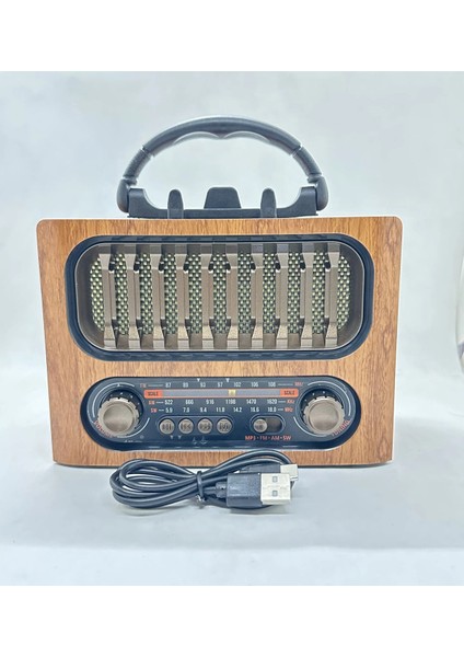 Nostaljik Radyo Müzik Kutusu, Bluetooth, Usb, Sd Kart, Aux, Garantili, Bej Renkli modelleri