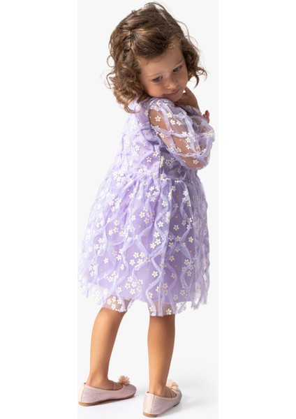 Kız Bebek Elbise Kız Çocuk Elbise Doğum Günü Parti Düğün Tütü Tüllü Uzun Kollu Astarlı Elbise modelleri