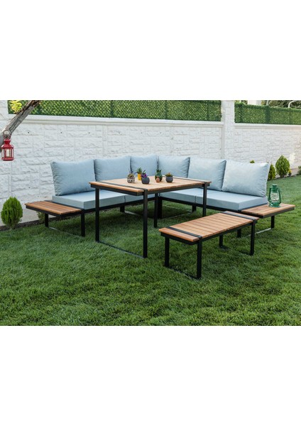 Liva Bahçe Takımı Buz Mavisi fiyatları