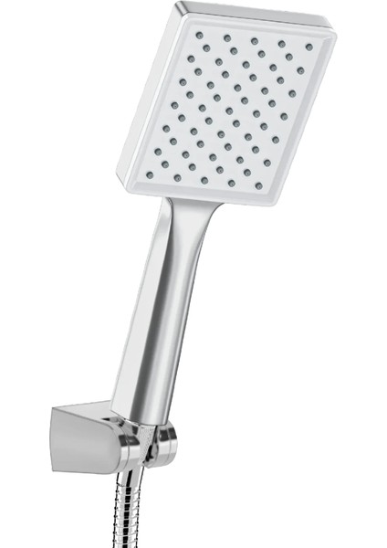 | Valtemo Mat Krom, Dayanıklı, Tek Fonksiyonlu Otel Tipi El Duşu Seti