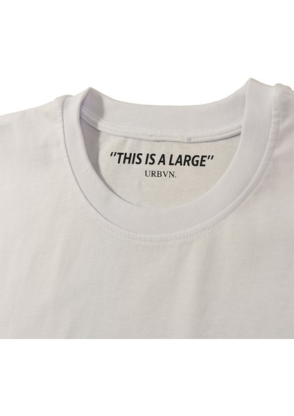 Need Hugh Baskılı Beyaz Oversize T-Shirt modelleri