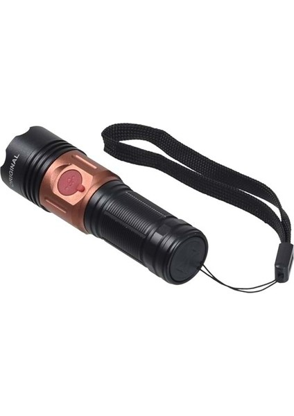 PD-5007 Profesyonel Mini El Feneri | 20W – 1000 Lümen – 1200 Mah – Zoomlu, Metal Gövde & Type-C Şarjlı fırsatları