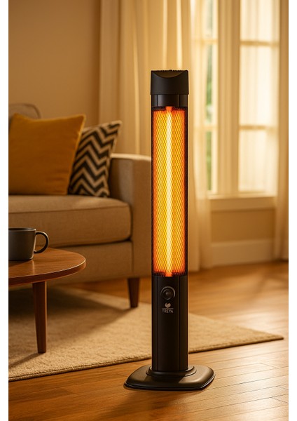 Dik Isıtıcı Elektrikli Soba Infrared 2000W Kule Tipi modelleri