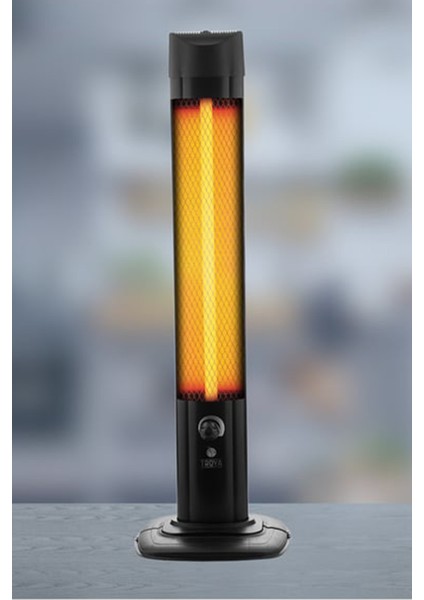 Dik Isıtıcı Elektrikli Soba Infrared 2000W Kule Tipi