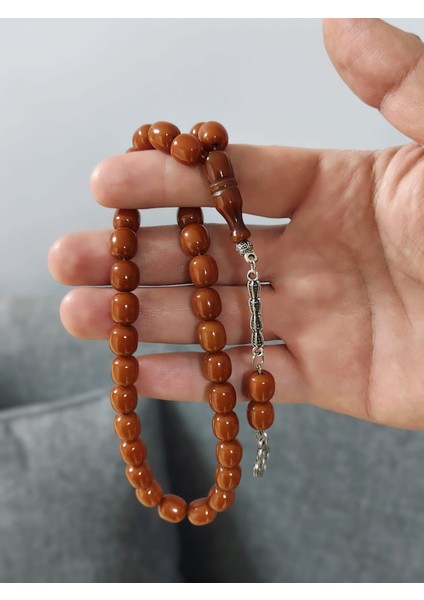 Kahverengi Küre Kesim Toz Kehribar Tesbih fiyatları