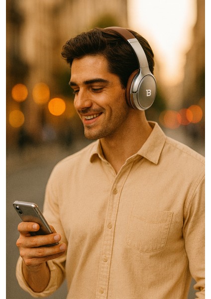 Beat Kablosuz Kulaküstü Kulaklık – Bluetooth Kulaklık 5.3, Katlanabilir, Mikrofonlu, Aux Girişli fiyatları