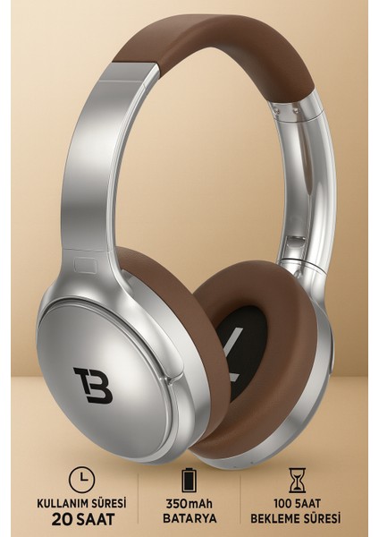 Beat Kablosuz Kulaküstü Kulaklık – Bluetooth Kulaklık 5.3, Katlanabilir, Mikrofonlu, Aux Girişli indirimleri