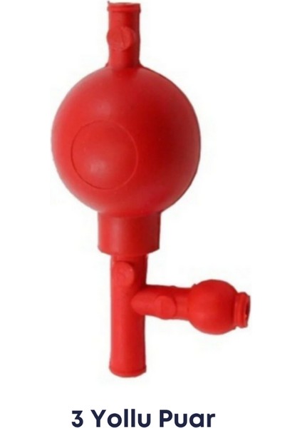 Üç Yollu (Kanallı) Puar Plastik Laboratuvar Kullanımı