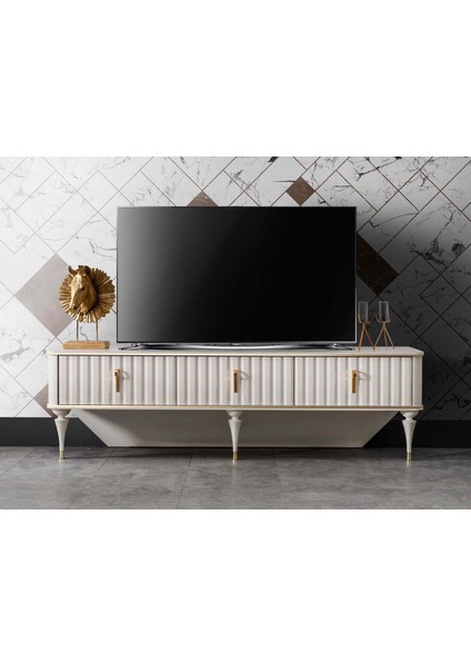 Neva Tv Sehpası Beyaz 180 cm fiyatları